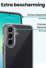 Forterra Forterra Samsung Galaxy A27 Hoesje Siliconen Met Screenprotector - Transparant
