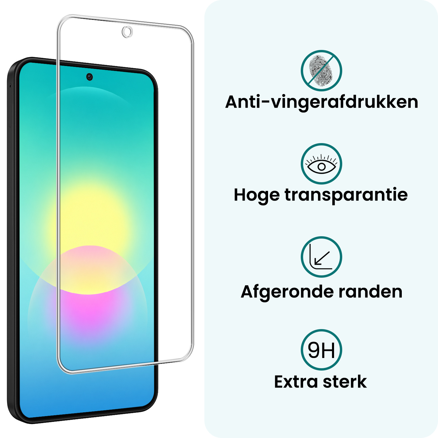 Forterra Forterra Samsung Galaxy A27 Hoesje Siliconen Met 2x Screenprotector - Transparant