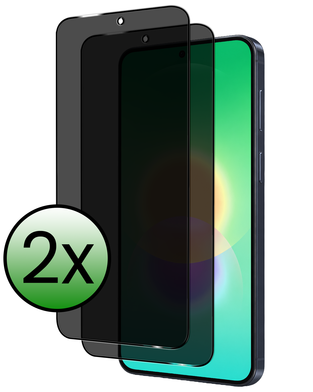 BASEY. BASEY. Samsung Galaxy A27 Screenprotector Glas Privacy - 2 PACK