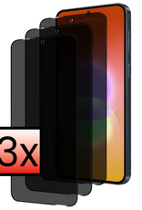 NoXx NoXx Samsung Galaxy A27 Screenprotector Glas Privacy - 3 PACK
