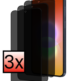 NoXx NoXx Samsung Galaxy A27 Screenprotector Glas Privacy - 3 PACK