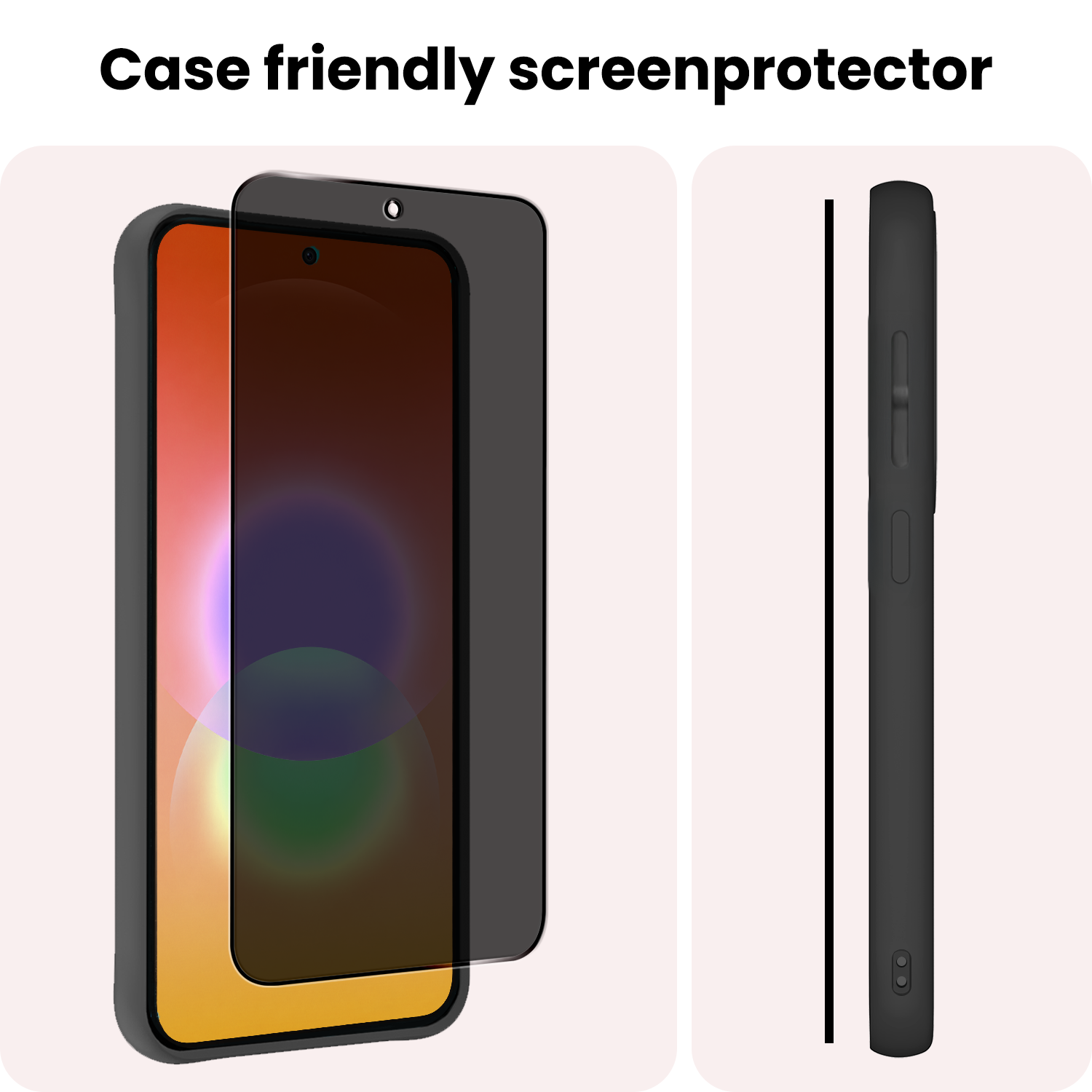 NoXx NoXx Samsung Galaxy A27 Screenprotector Glas Privacy - 3 PACK
