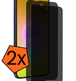 Nomfy Nomfy Samsung Galaxy A27 Screenprotector Glas Privacy - 2 PACK
