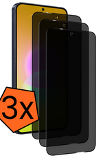 Nomfy Nomfy Samsung Galaxy A27 Screenprotector Glas Privacy - 3 PACK