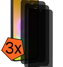 Nomfy Nomfy Samsung Galaxy A27 Screenprotector Glas Privacy - 3 PACK