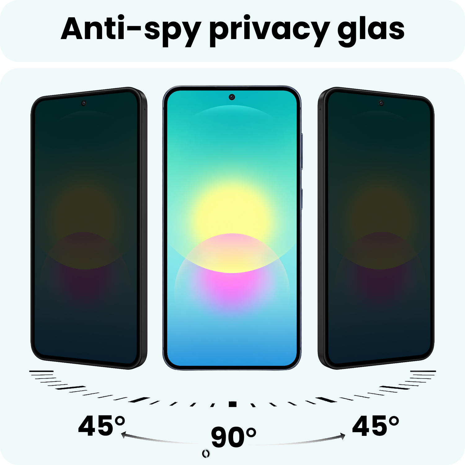 Forterra Forterra Samsung Galaxy A27 Screenprotector Glas Privacy