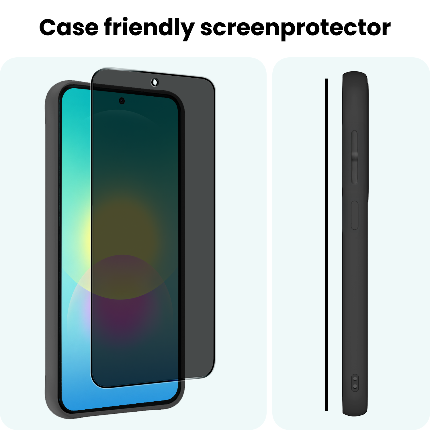 Forterra Forterra Samsung Galaxy A27 Screenprotector Glas Privacy - 3 PACK