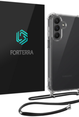 Forterra Forterra Samsung Galaxy A27 Hoesje Transparant Shockproof Met Zwart Koord