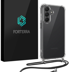 Forterra Forterra Samsung Galaxy A27 Hoesje Transparant Shockproof Met Zwart Koord
