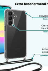 Forterra Forterra Samsung Galaxy A27 Hoesje Transparant Shockproof Met Zwart Koord