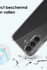 Forterra Forterra Samsung Galaxy A27 Hoesje Transparant Shockproof Met Zwart Koord