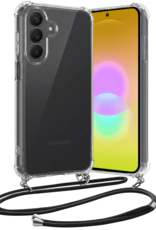 Nomfy Nomfy Samsung Galaxy A27 Hoesje Transparant Shockproof Met Zwart Koord