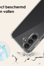 Nomfy Nomfy Samsung Galaxy A27 Hoesje Transparant Shockproof Met Zwart Koord