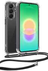 BASEY. BASEY. Samsung Galaxy A27 Hoesje Transparant Shockproof Met Zwart Koord