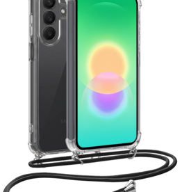 BASEY. BASEY. Samsung Galaxy A27 Hoesje Transparant Shockproof Met Zwart Koord
