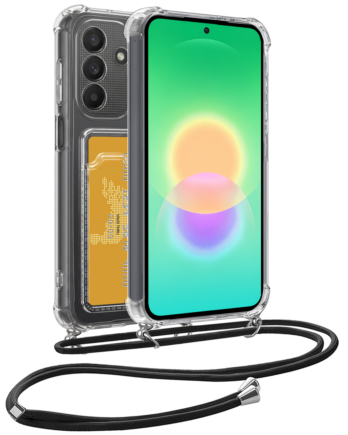BASEY. BASEY. Samsung Galaxy A27 Hoesje Pashouder met Koord