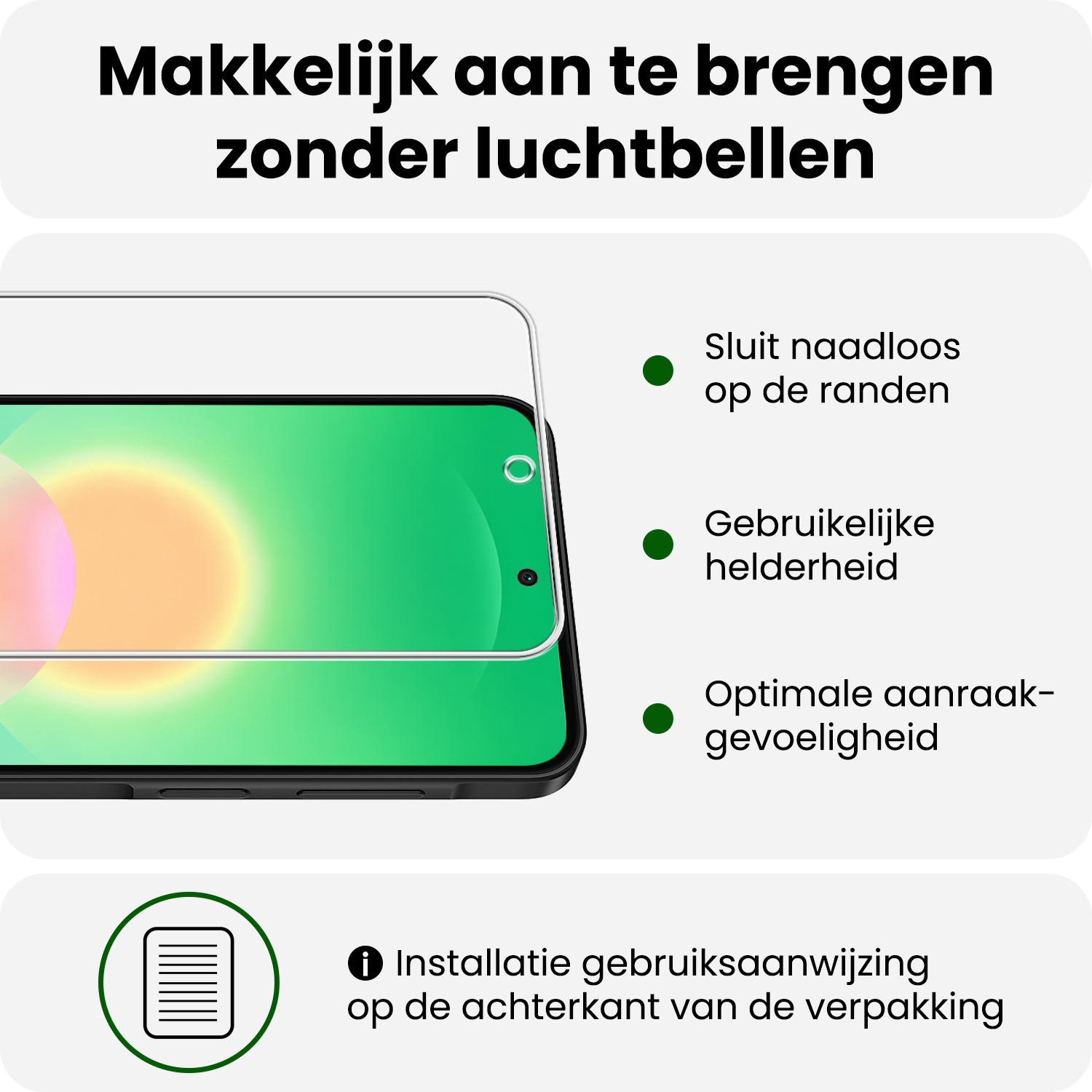 BASEY. BASEY. Samsung Galaxy A27 Hoesje Pashouder met Koord Met Screenprotector