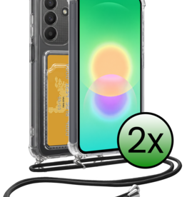 BASEY. BASEY. Samsung Galaxy A27 Hoesje Pashouder met Koord - 2 PACK