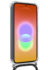 NoXx NoXx Samsung Galaxy A27 Hoesje Pashouder met Koord Met Screenprotector