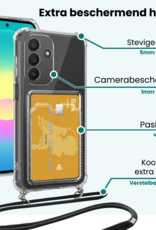 Forterra Forterra Samsung Galaxy A27 Hoesje Pashouder met Koord