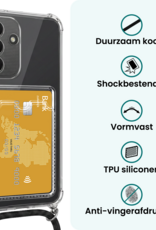 Forterra Forterra Samsung Galaxy A27 Hoesje Pashouder met Koord - 2 PACK