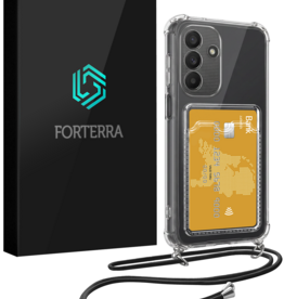 Forterra Forterra Samsung Galaxy A27 Hoesje Pashouder met Koord