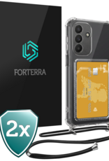 Forterra Forterra Samsung Galaxy A27 Hoesje Pashouder met Koord - 2 PACK