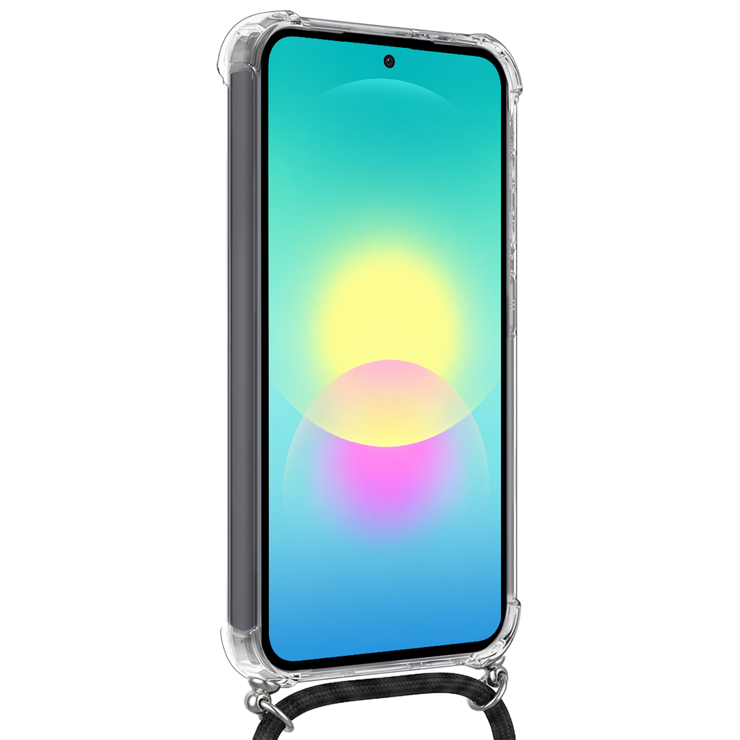 Forterra Forterra Samsung Galaxy A27 Hoesje Pashouder met Koord Met Screenprotector