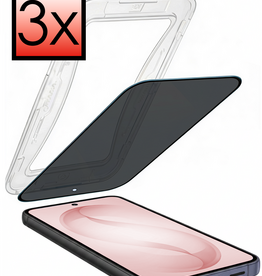 NoXx NoXx Samsung Galaxy S26 Hybrid Privacy Screenprotector - 3 PACK