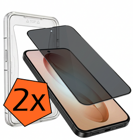 Nomfy Nomfy Samsung Galaxy S26 Hybrid Privacy Screenprotector - 2 PACK