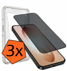 Nomfy Nomfy Samsung Galaxy S26 Hybrid Privacy Screenprotector - 3 PACK