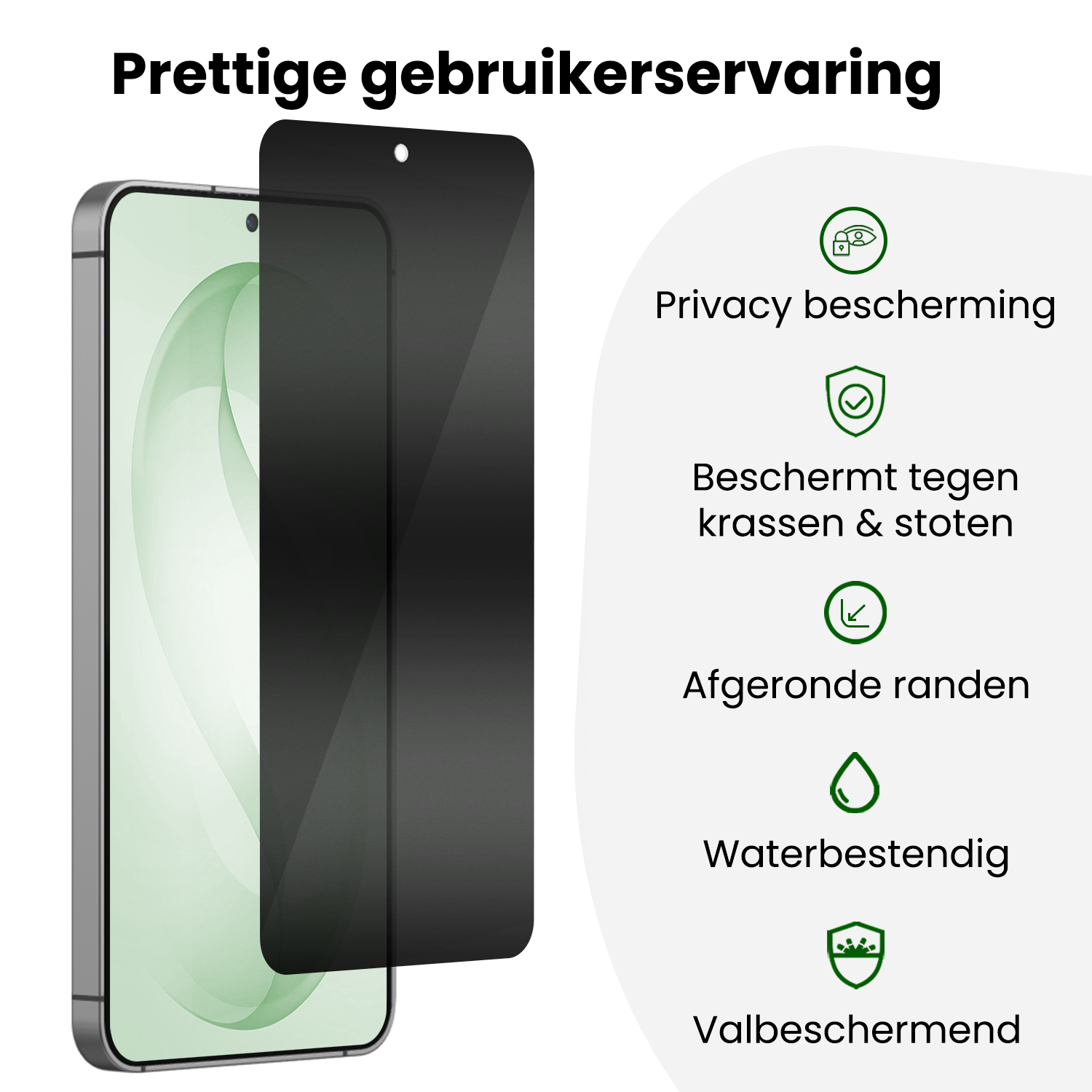 BASEY. BASEY. Samsung Galaxy S26 Plus Hybrid Privacy Screenprotector
