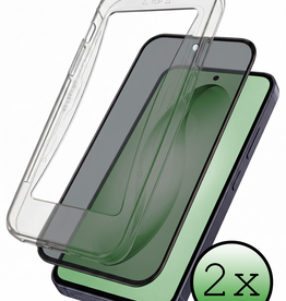 BASEY. BASEY. Samsung Galaxy S26 Plus Hybrid Privacy Screenprotector - 2 PACK