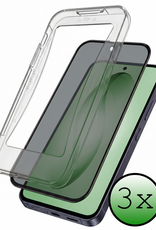 BASEY. BASEY. Samsung Galaxy S26 Plus Hybrid Privacy Screenprotector - 3 PACK