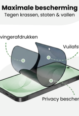 BASEY. BASEY. Samsung Galaxy S26 Plus Hybrid Privacy Screenprotector - 3 PACK