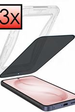 NoXx NoXx Samsung Galaxy S26 Plus Hybrid Privacy Screenprotector - 3 PACK