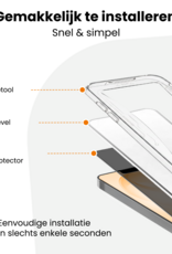 Nomfy Nomfy Samsung Galaxy S26 Plus Hybrid Privacy Screenprotector - 3 PACK