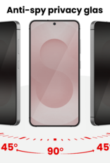 NoXx NoXx Samsung Galaxy S25 FE Hybrid Privacy Screenprotector - 3 PACK