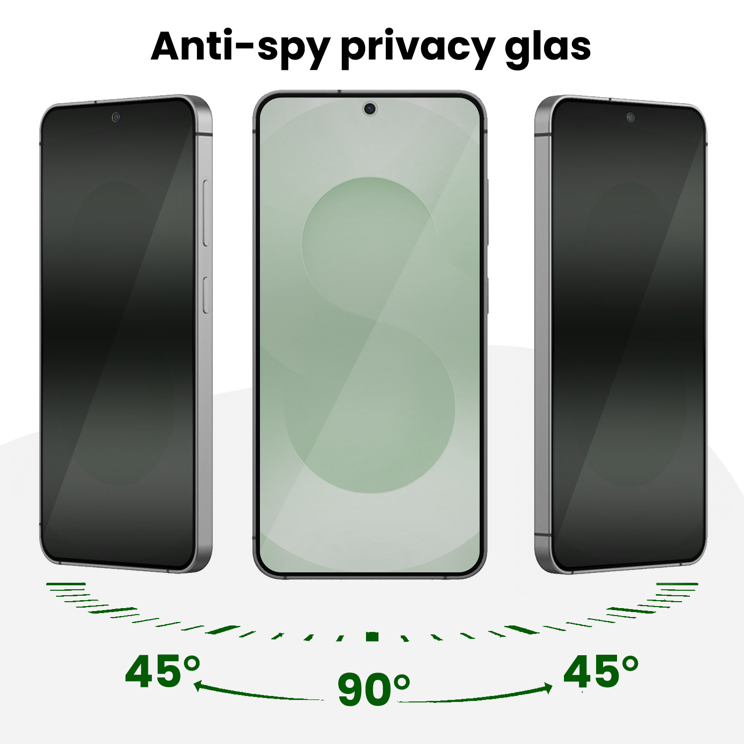 BASEY. BASEY. Samsung Galaxy S25 FE Hybrid Privacy Screenprotector