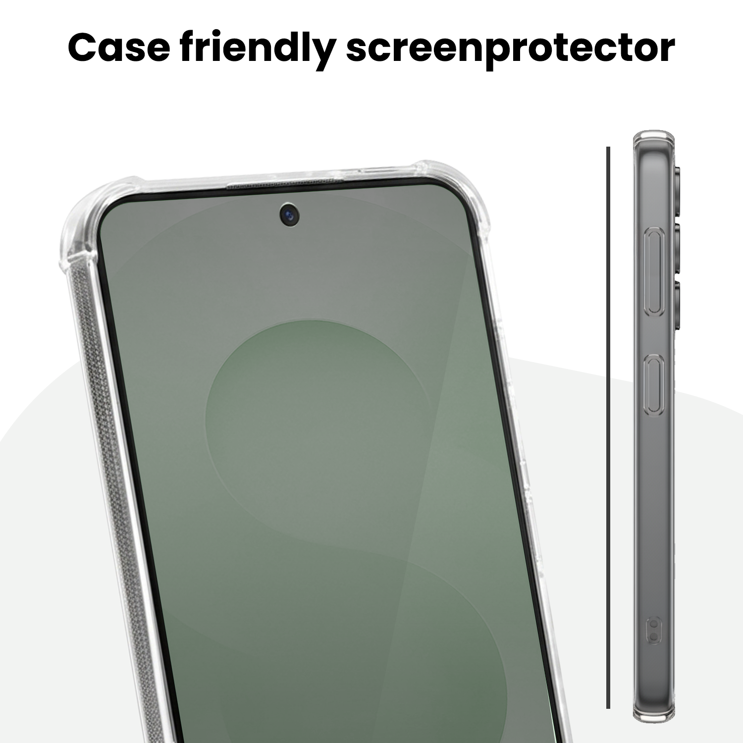 BASEY. BASEY. Samsung Galaxy S25 FE Hybrid Privacy Screenprotector - 3 PACK