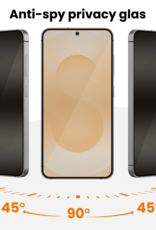 Nomfy Nomfy Samsung Galaxy S25 FE Hybrid Privacy Screenprotector - 2 PACK