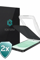 Forterra Forterra Samsung Galaxy S25 FE Hybrid Privacy Screenprotector - 2 PACK