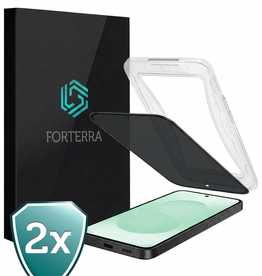 Forterra Forterra Samsung Galaxy S25 FE Hybrid Privacy Screenprotector - 2 PACK