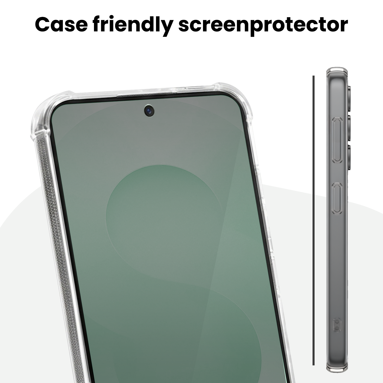 Forterra Forterra Samsung Galaxy S25 FE Hybrid Privacy Screenprotector - 3 PACK