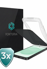 Forterra Forterra Samsung Galaxy S25 FE Hybrid Privacy Screenprotector - 3 PACK