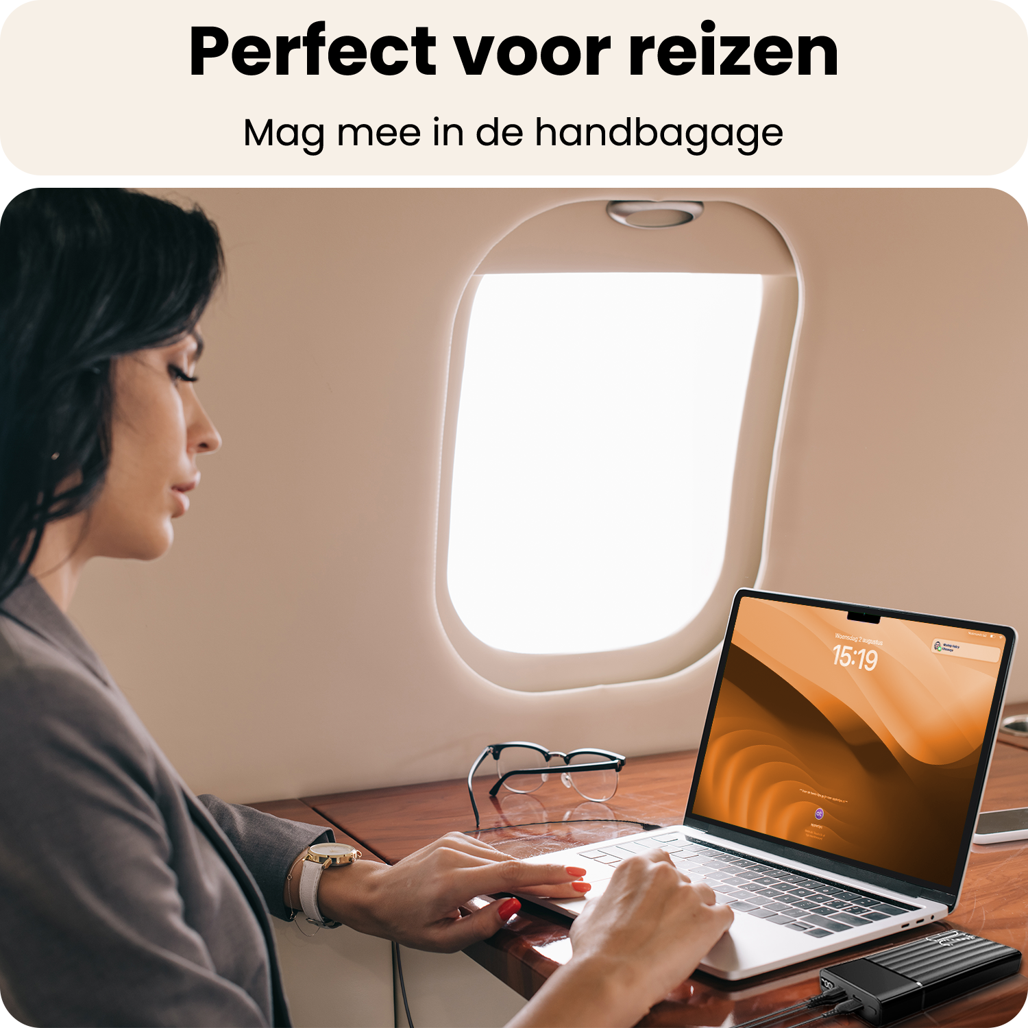 Nomfy Nomfy Powerbank 20000 mAh - Zwart