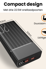 Nomfy Nomfy Powerbank 20000 mAh - Zwart