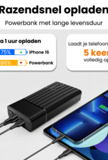 Nomfy Nomfy Powerbank 20000 mAh - Zwart