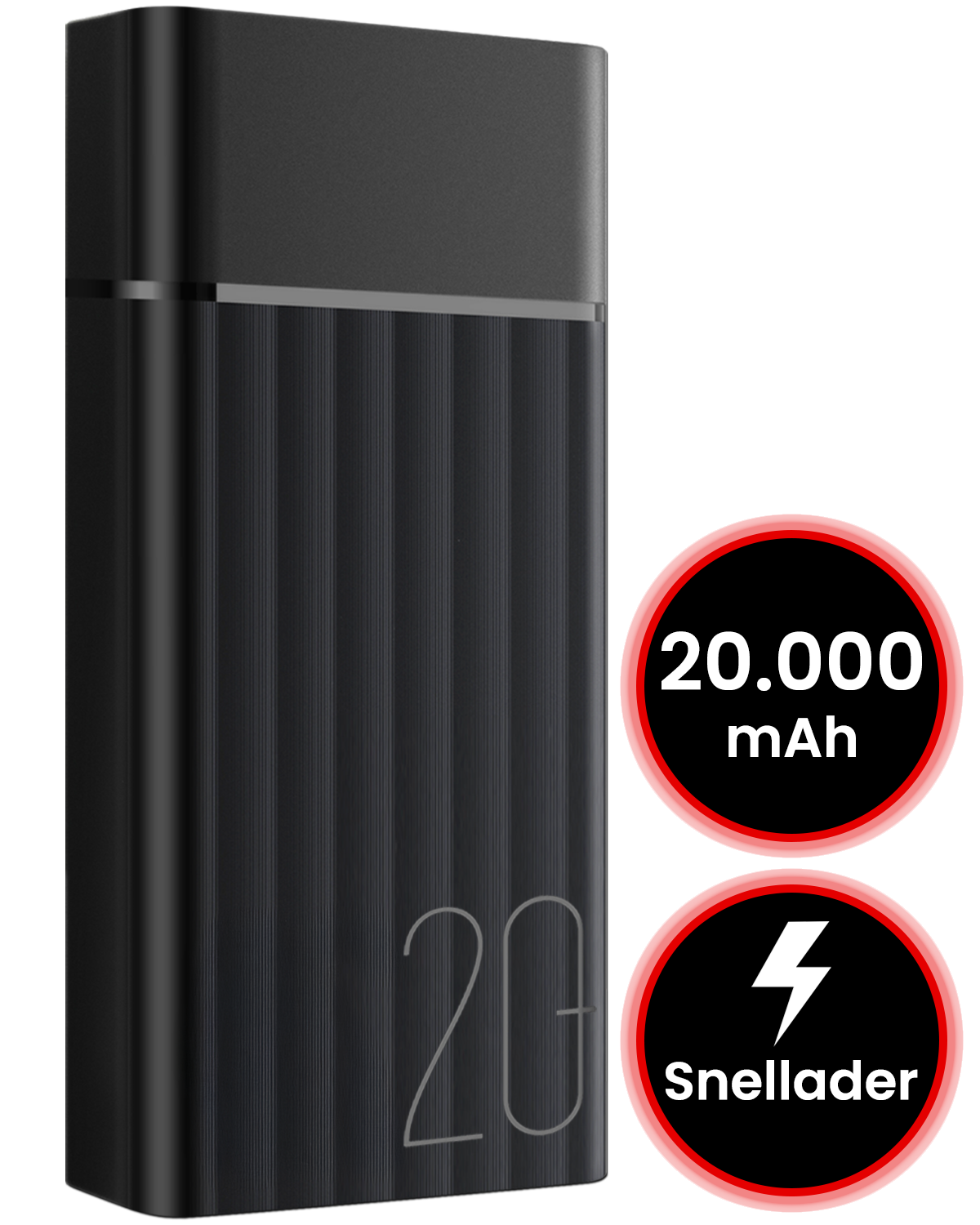 NoXx NoXx Powerbank 20000 mAh - Zwart