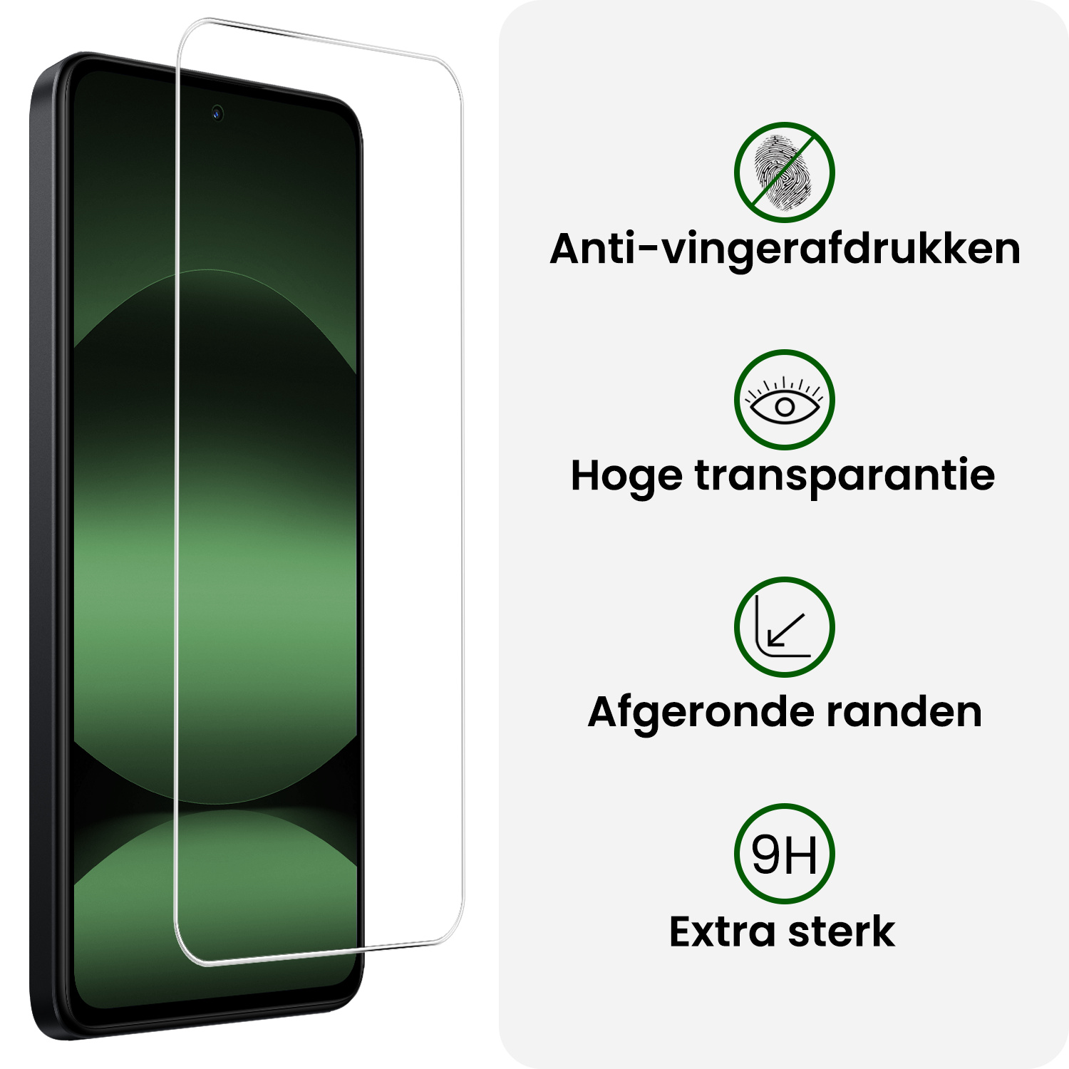 BASEY. BASEY. Xiaomi Redmi Note 14 5G Screenprotector Glas